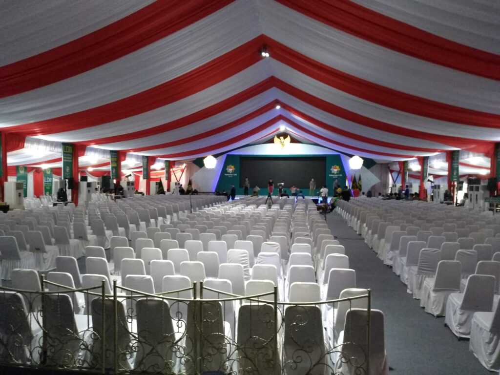 Tenda konvensional kokoh dan elegan untuk berbagai acara di Jakarta.
